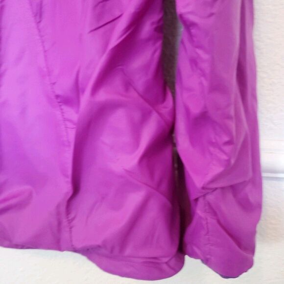 Marmot Windbreaker Rain Jacket Women M Full Zip Trail Wind Hoody Hiking Packable - Picture 12 of 16